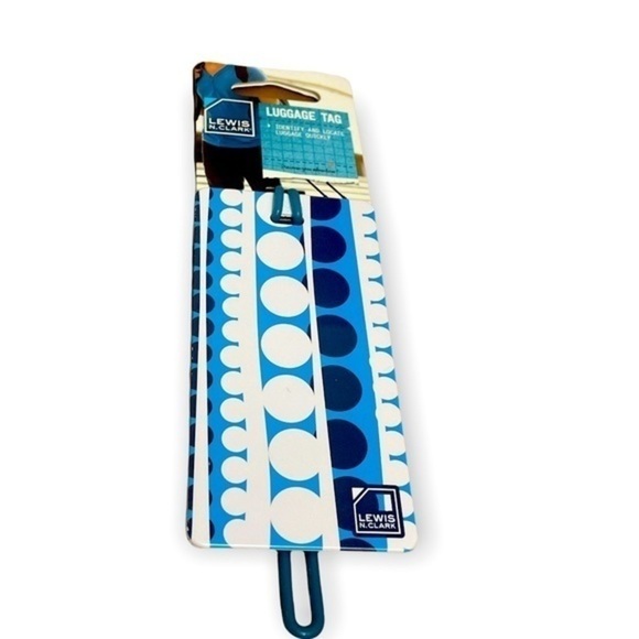 Lewis N. Clark luggage tag ID holder travel vacation identification NEW one size - Picture 1 of 5